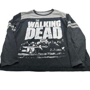 The Walking Dead Men's Size Unknown Long Sleeve Tee Shirt Black Preowned